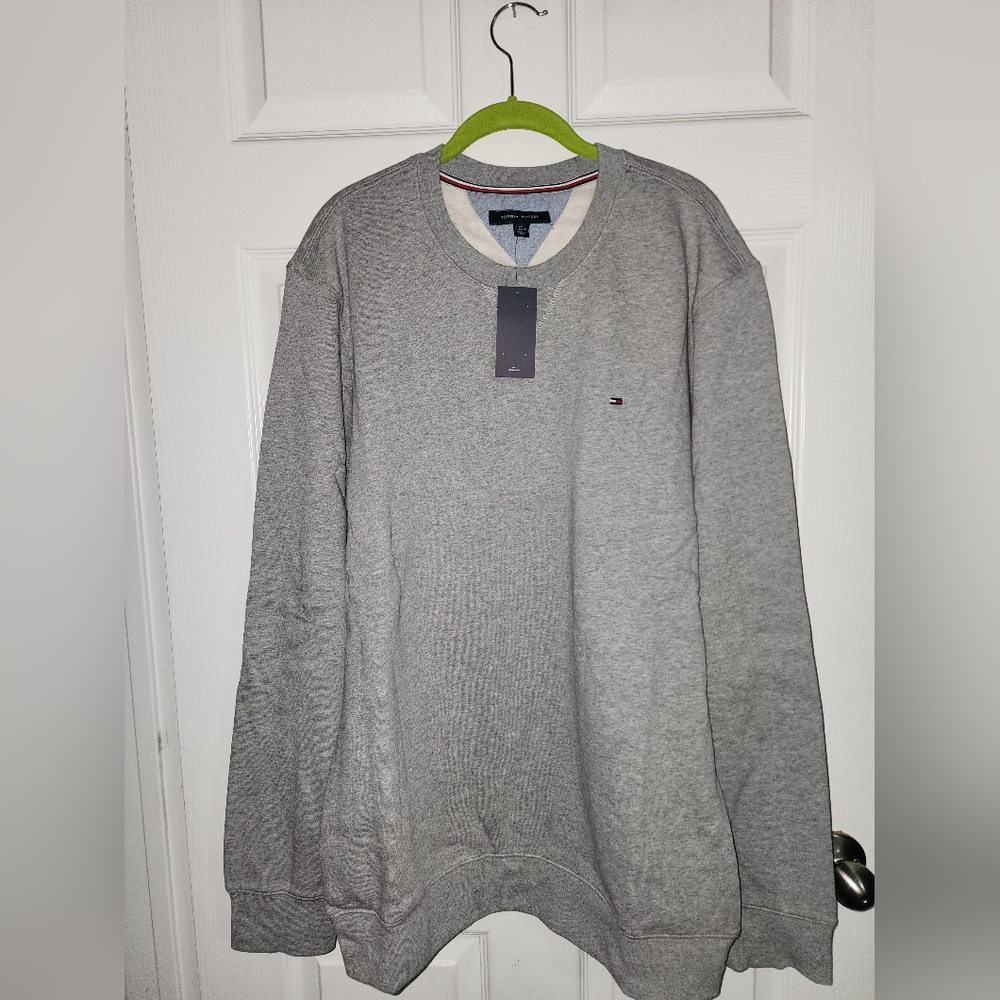 Men's Tommy Hilfiger  Crewneck Fleece Logo Sweatshirt/ Size XL